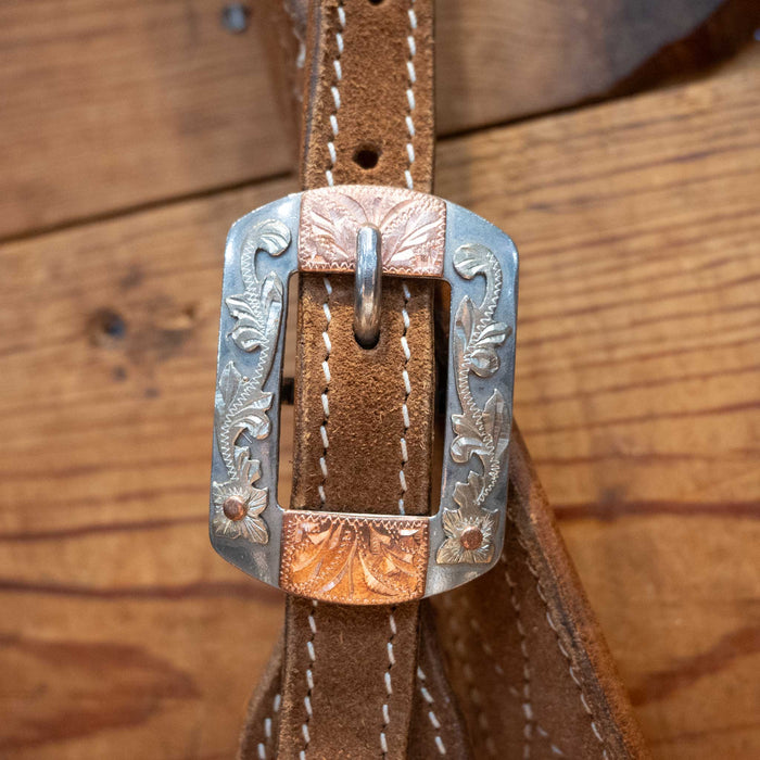 Brown 3/4" Split Ear Headstall