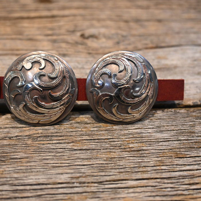 Kamphaus 1 1/2" Concho Saddle Set Tack - Conchos & Hardware Kamphaus