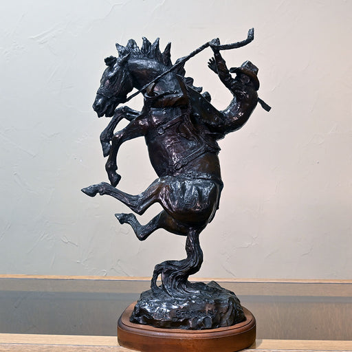 "Tail Stander" By Bob Schriver Bronze Sculpture 1981 Collectibles Bob Schriver