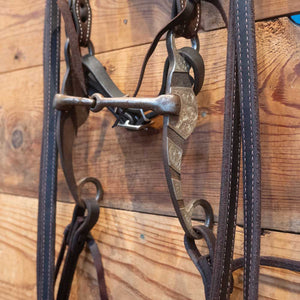 Campbell Silver Mounted 2 piece Snaffle Tack - Rigs Campbell