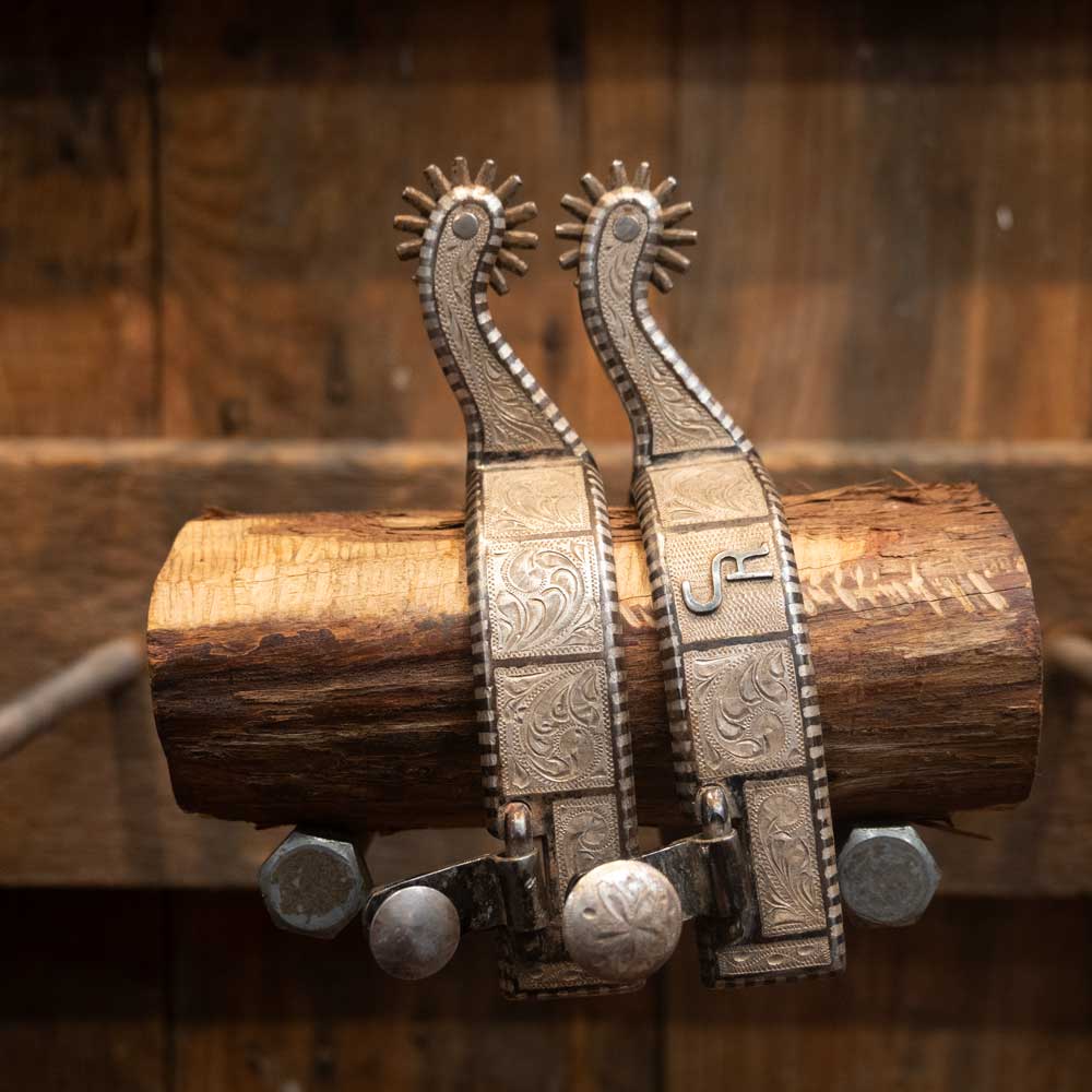 Sunny Silva Silver Mounted Spurs