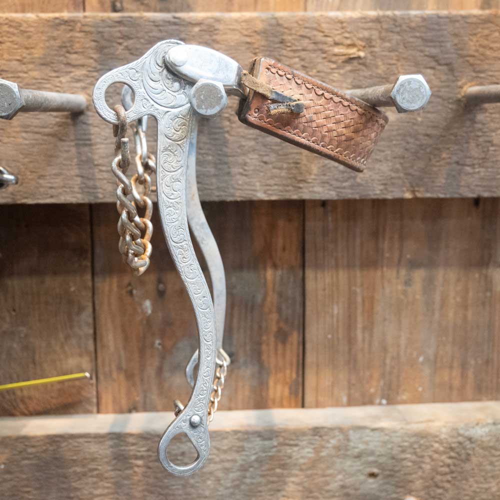Sliester Tooled Leather Hackamore