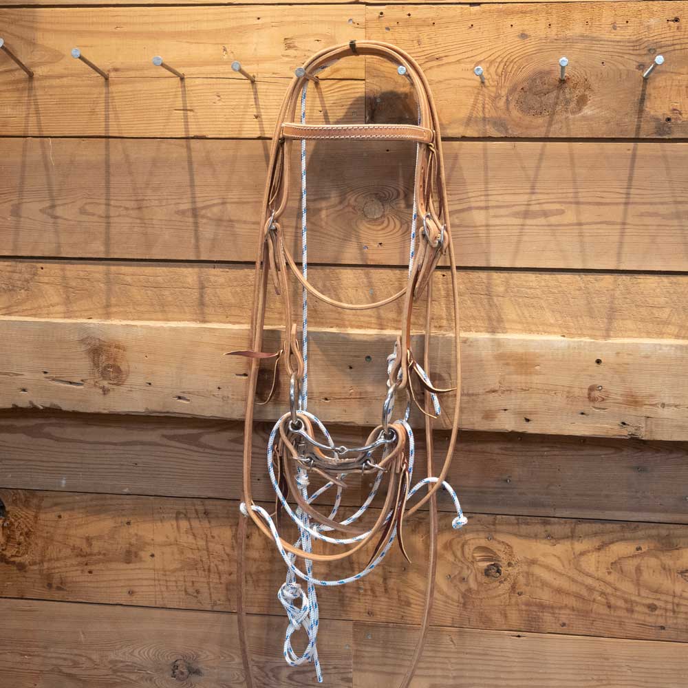 Cow Horse Supply Bridle Rig with German String Martingale CHS137 Tack - Training - Headgear Cow Horse Supply   