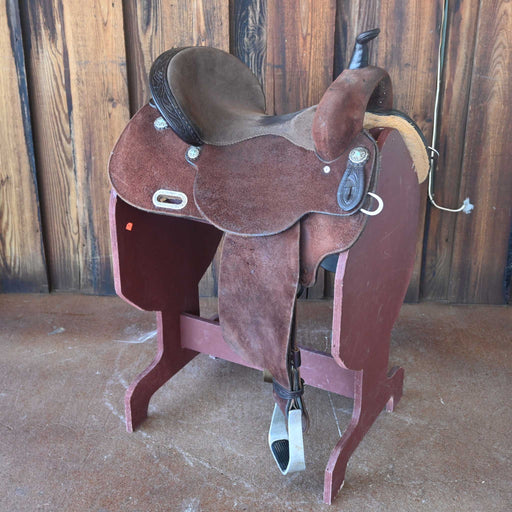 15" USED CIRCLE Y KELLY KAMINSKI BARREL SADDLE Saddles - Used Circle Y Saddlery