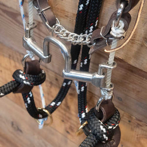 Cow Horse Supply Bridle Rig with String Rope Martingale CHS169 Tack - Training - Headgear Cow Horse Supply   