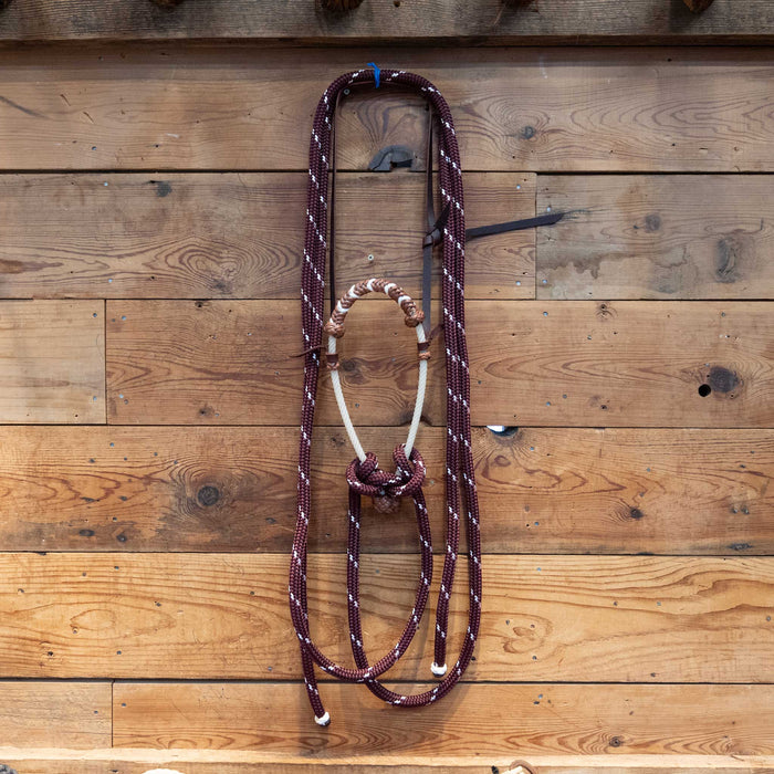 Massie Western Creations Burgundy Hackamore