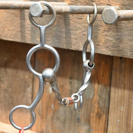 Flaharty Lil' Circle Gag 3 Piece Square Twist Dogbone Roller Tack - Bits Flaharty