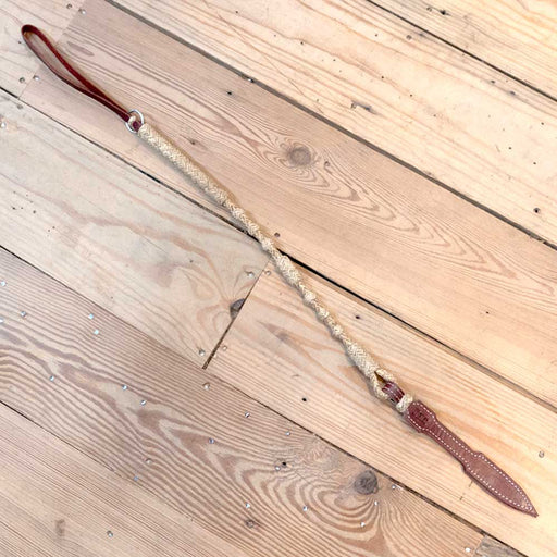 Handmade 28" Quirt w/Popper Tack - Whips, Crops & Quirts SHOPMADE