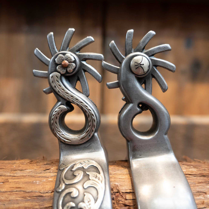 Kerry Kelley Silver Mounted Chihuahua 8pt Spurs