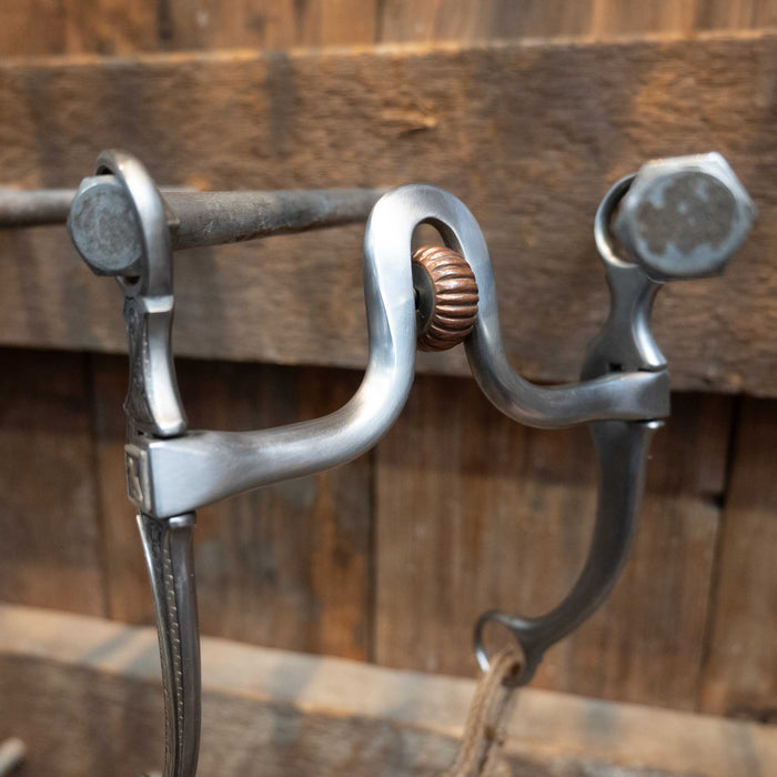 R. Looper Silver Engraved Tall Port w/Cricket Bit 1834