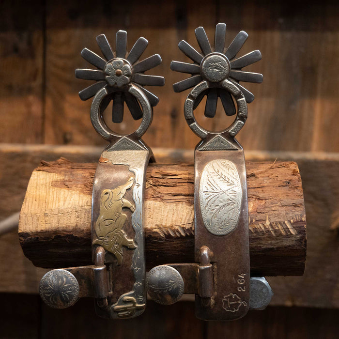 #264  Ron Tollison's Mounted Chihuahua Spurs