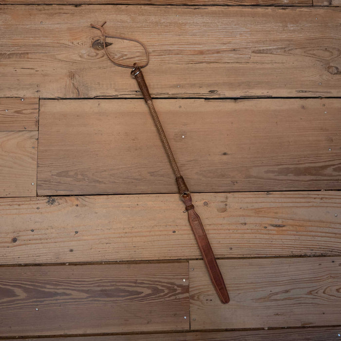 Randy Roberts Handmade 26 1/2" Quirt w/Popper Tack - Whips, Crops & Quirts Randy Roberts