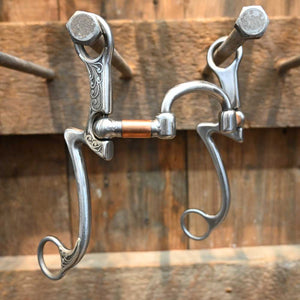 Kerry Kelley Silver Mounted "FANCY Bit Line" 7 - Milkman Bit KK1146 Tack - Bits Kerry Kelley