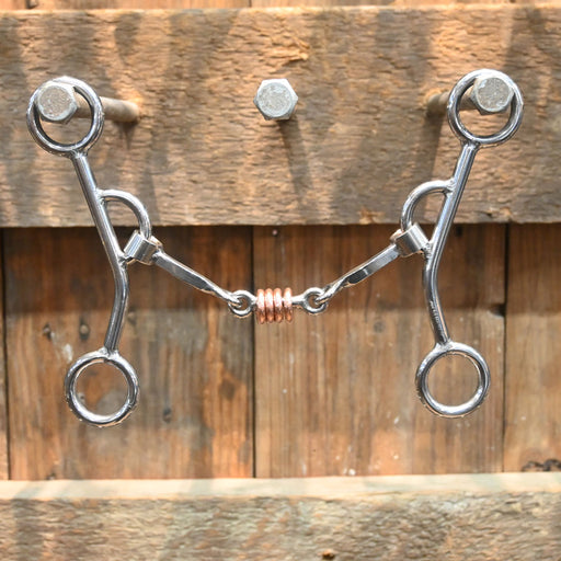 Schoneberg Casey Square Dog Bone w/ Copper Rings Bit Tack - Bits Schoneberg