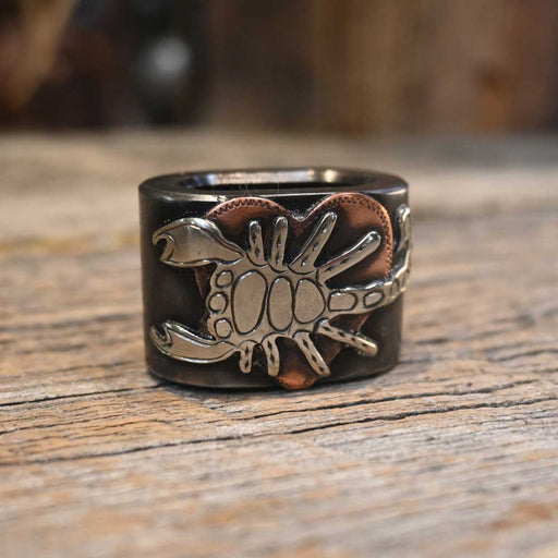 D. Conway Mounted Scorpion Horn Knot Tack - Conchos & Hardware Don Conway