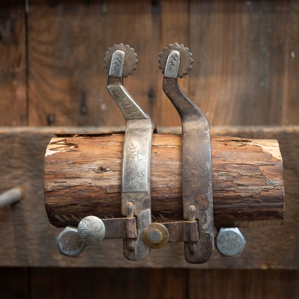 R.A.G. Silver Mounted Spurs