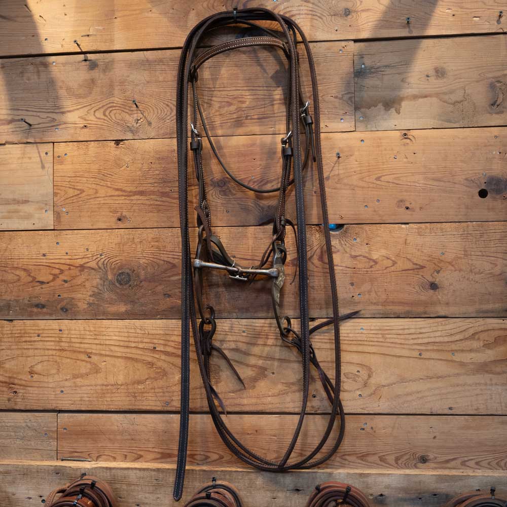 Campbell Silver Mounted 2 piece Snaffle