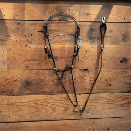 BAR-O-ABIT Green Crossway w/Buckles Tack - Training BAR-O-ABIT