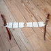 Handmade White Mohair Tripping Collar Tack - Breast Collars Iron Horse Head Brand