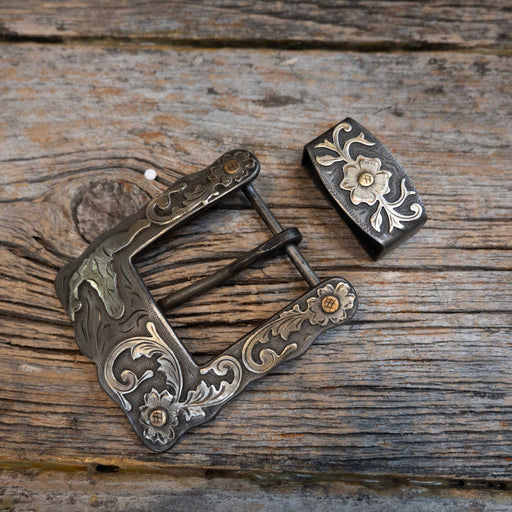 Scribner 2 Pc. Crook Horn Buckle 026 ACCESSORIES - Additional Accessories - Buckles Dale Scribner