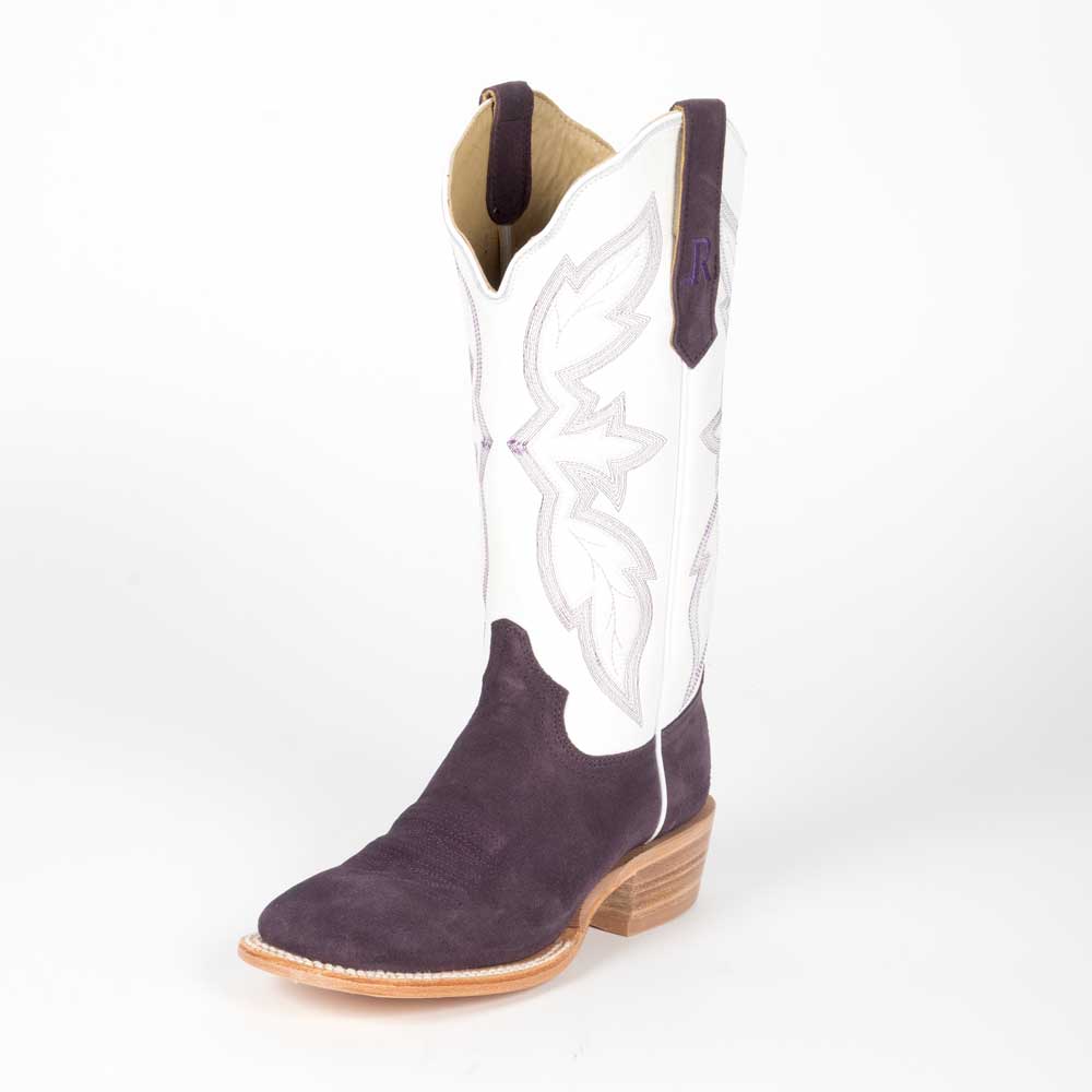 R. Watson Women's Plum Rough-Out Boot - FINAL SALE WOMEN - Footwear - Boots - Western Boots R Watson   
