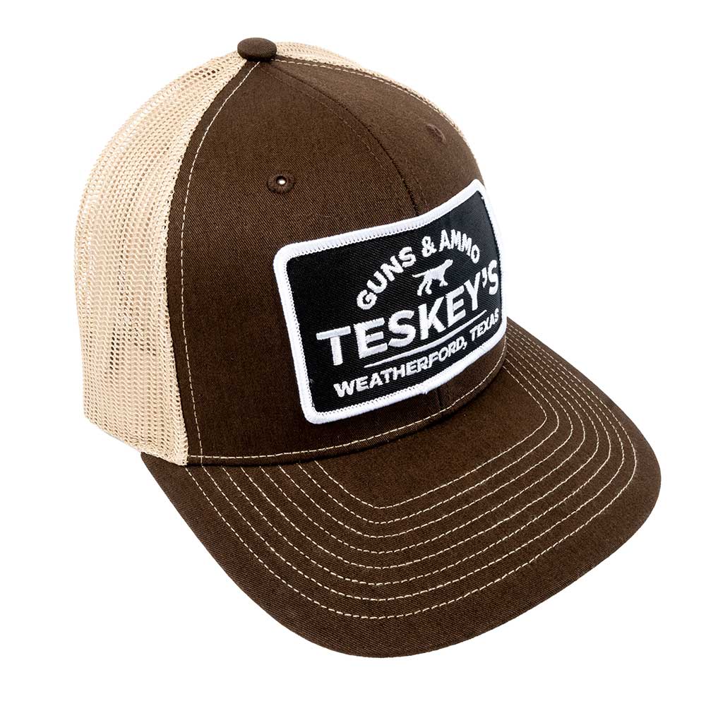 Teskey's G&A Pointer Patch Cap - Brown/Khaki - Teskeys