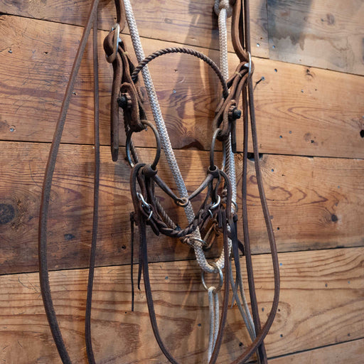 Smooth Snaffle Bridle Rig w/ Joe Hipp Lariat Poll Tack - Rigs MISC