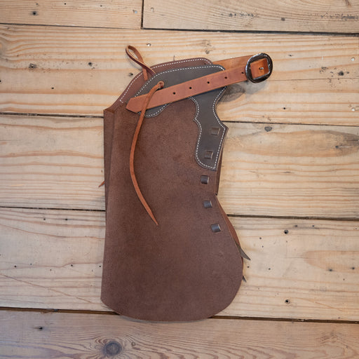 Kid's Brown Roughout Chaps Tack - Chaps & Chinks WLC