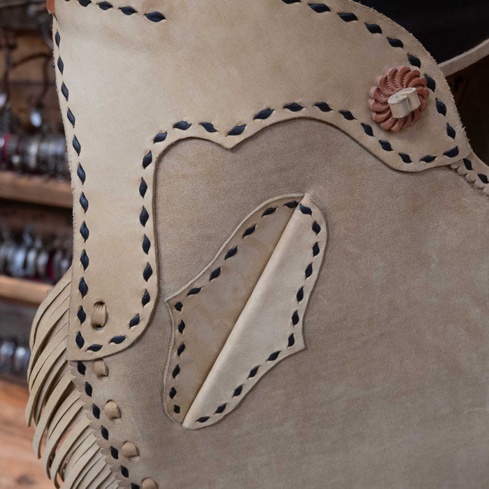 Bryan Clark Roughout Stepthrough Chaps w/ Ryan Clark Hardware