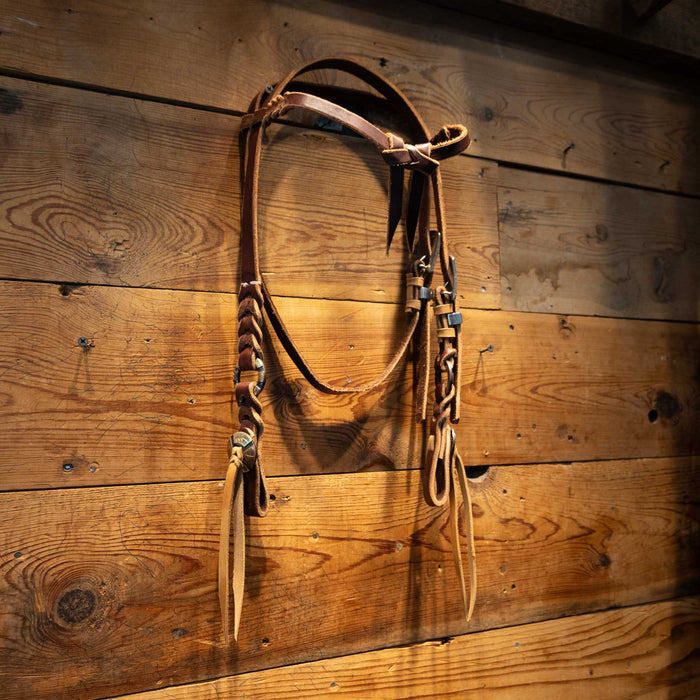 Joe Hipp Browband Headstall w/ Teskey's Hardware