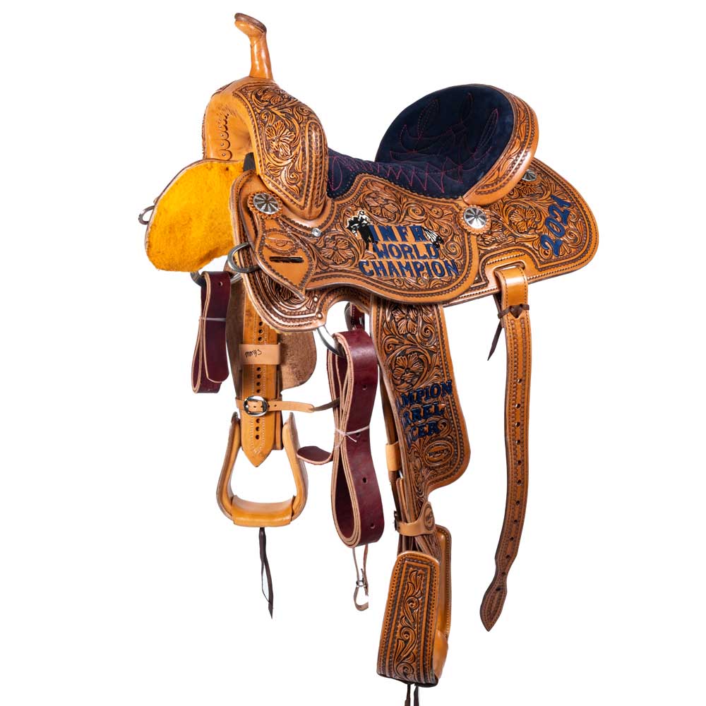 Teskey's Trophy Barrel Saddle #43 CUSTOMS & AWARDS - SADDLES TESKEY'S SADDLERY LLC   