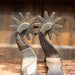 "TF" Silver Mounted 10pt. Spurs Tack - Spurs MISC