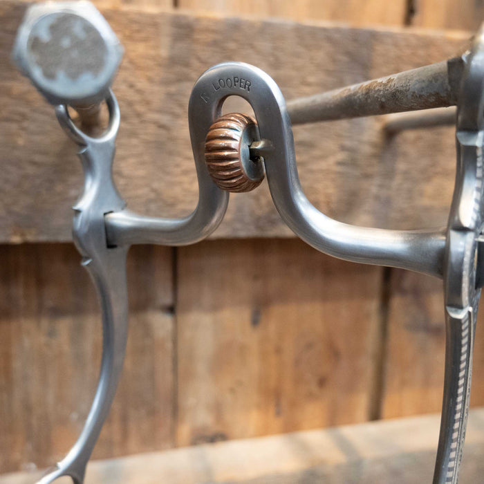 R. Looper Silver Engraved Tall Port w/Cricket Bit 1834