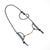 Dutton Draw Gag Twisted Wire Snaffle with Copper Dogbone Tack - Bits, Spurs & Curbs - Bits Dutton   