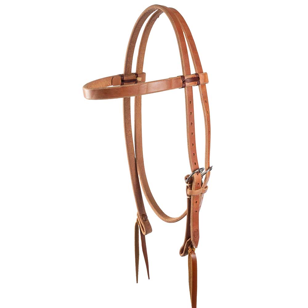 Craig Lewis Browband Headstall with Blood Knot Tie Ends Tack - Headstalls Craig Lewis   