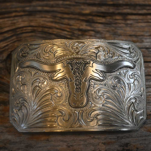 Teskey's Steer Roper Buckle   _CA793 ACCESSORIES - Additional Accessories - Buckles Teskey's   