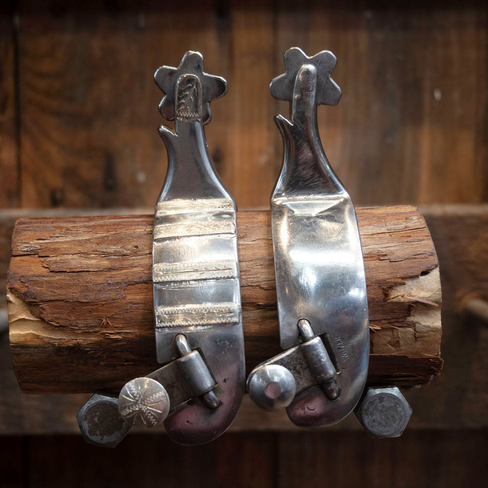 Switzer Silver Mounted Spurs