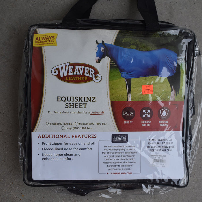 NEW WEAVER Equiskinz Small Black Sheet Sale Barn Weaver