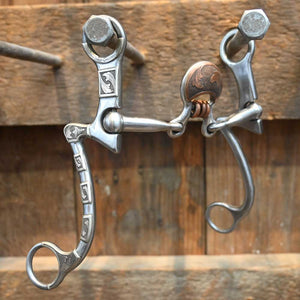 Kerry Kelley's "Fancy" Line - Silver Mounted Bit KK1013 Tack - Bits Kerry Kelley