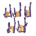 New Set Of 5 Hamilton Large Mini Halters Sale Barn MISC   