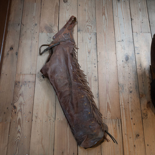 Used Smooth Leather Stepthrough Chaps Tack - Chaps & Chinks MISC