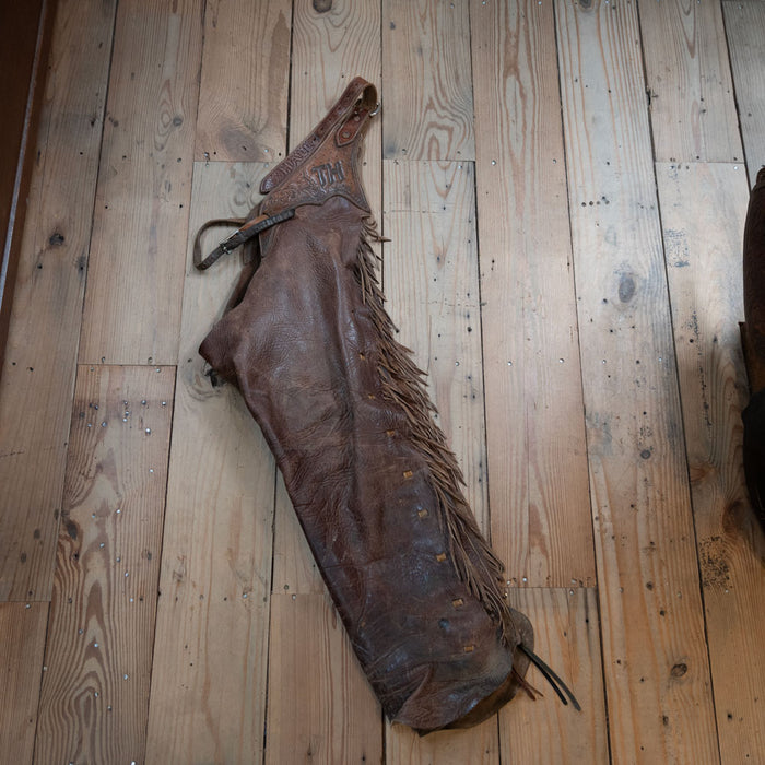 Used Smooth Leather Stepthrough Chaps Tack - Chaps & Chinks MISC
