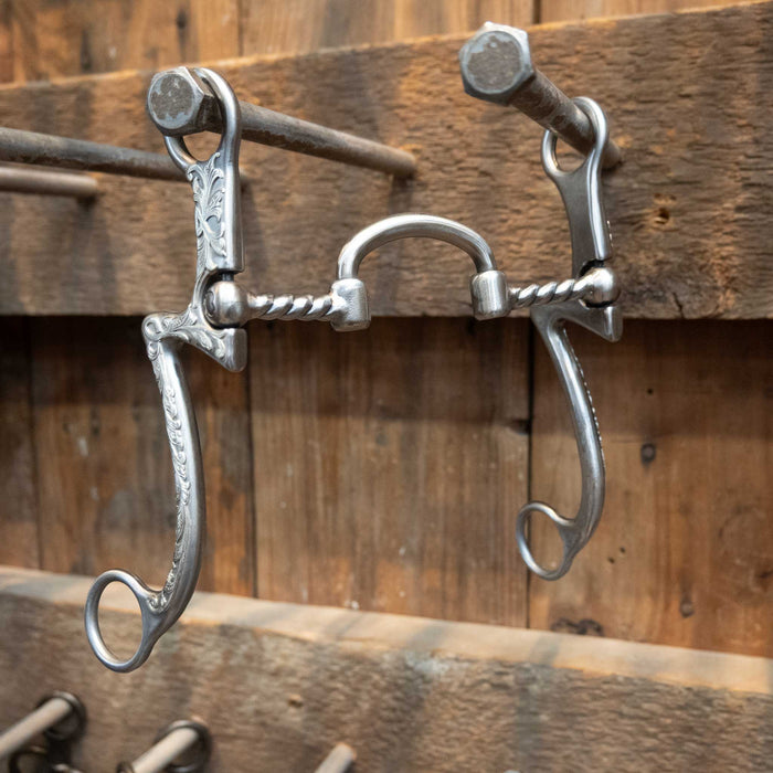 Silver Mounted Kerry Kelley 7 Twisted Wire Milkman Bit