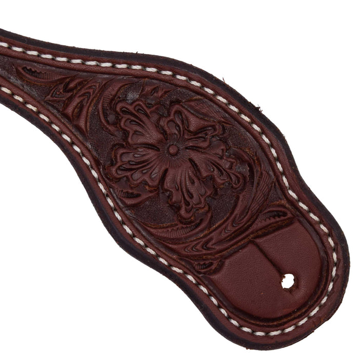 Teskey's Ladies Floral Tooled Spur Straps