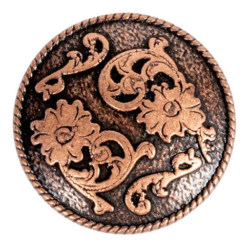 Rope Double Flower Concho Tack - Conchos & Hardware MISC   