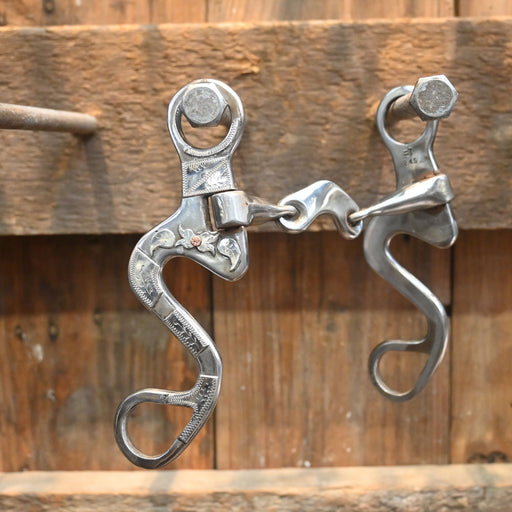 Ricky Trammell Floral Mounted Dogbone Bit Tack - Bits Ricky Trammell