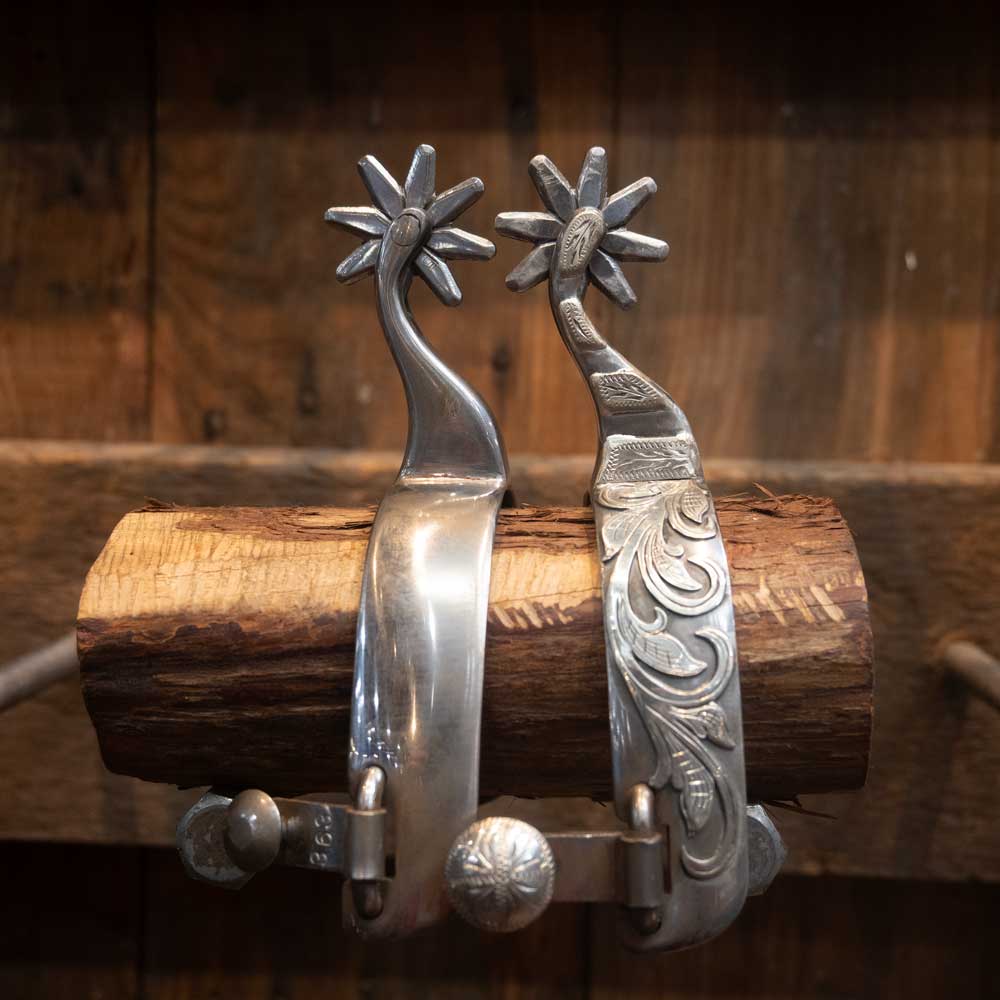 Brandon Bradley Silver Mounted Spurs