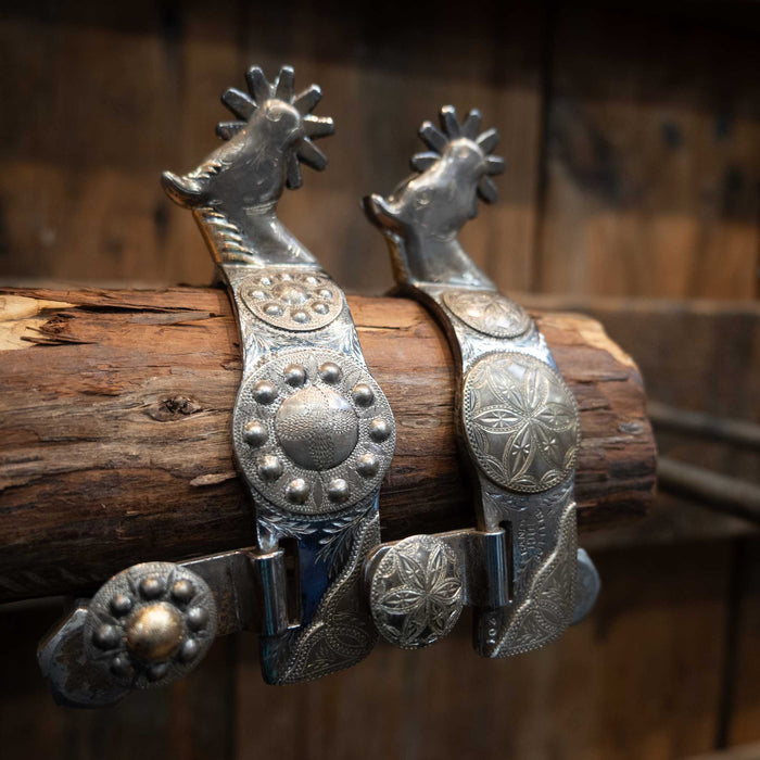 Randy Butters #1035 Spurs w/Horse Head Shank Tack - Spurs Randy Butters