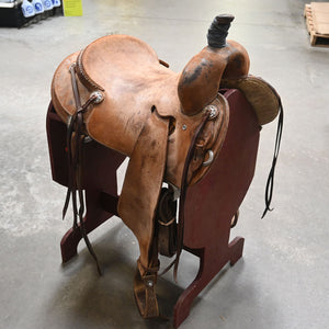 16" USED LUKE LANE RANCH CUTTER SADDLE