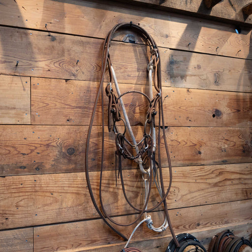 Smooth Snaffle Bridle Rig w/ Joe Hipp Lariat Poll Tack - Rigs MISC